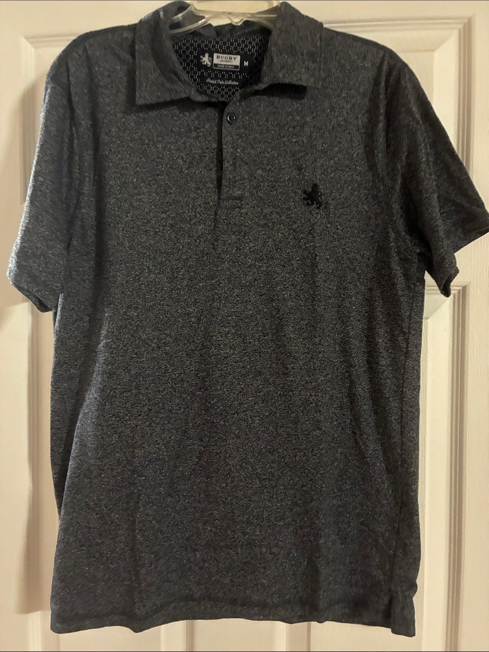 Rugby Collection Men’s Charcoal Heather Polo